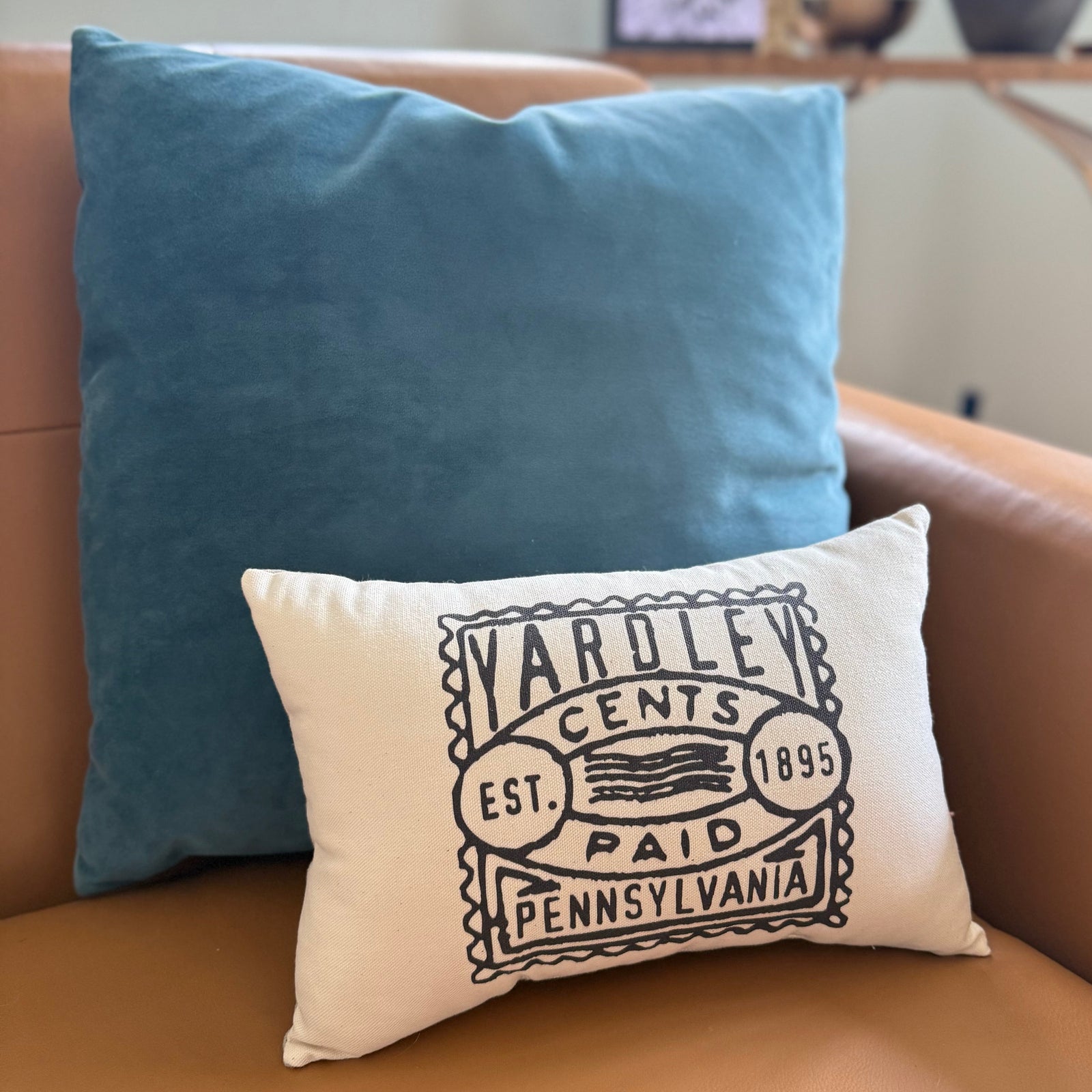 mini yardley pennsylvania decorative pillow