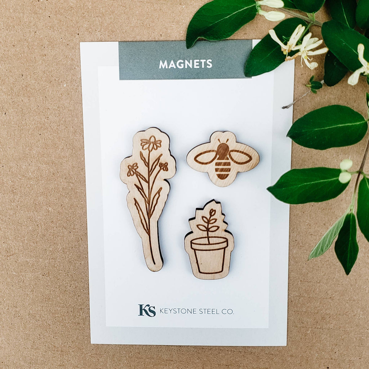 Garden Pollinator Magnet (Pack of 3)