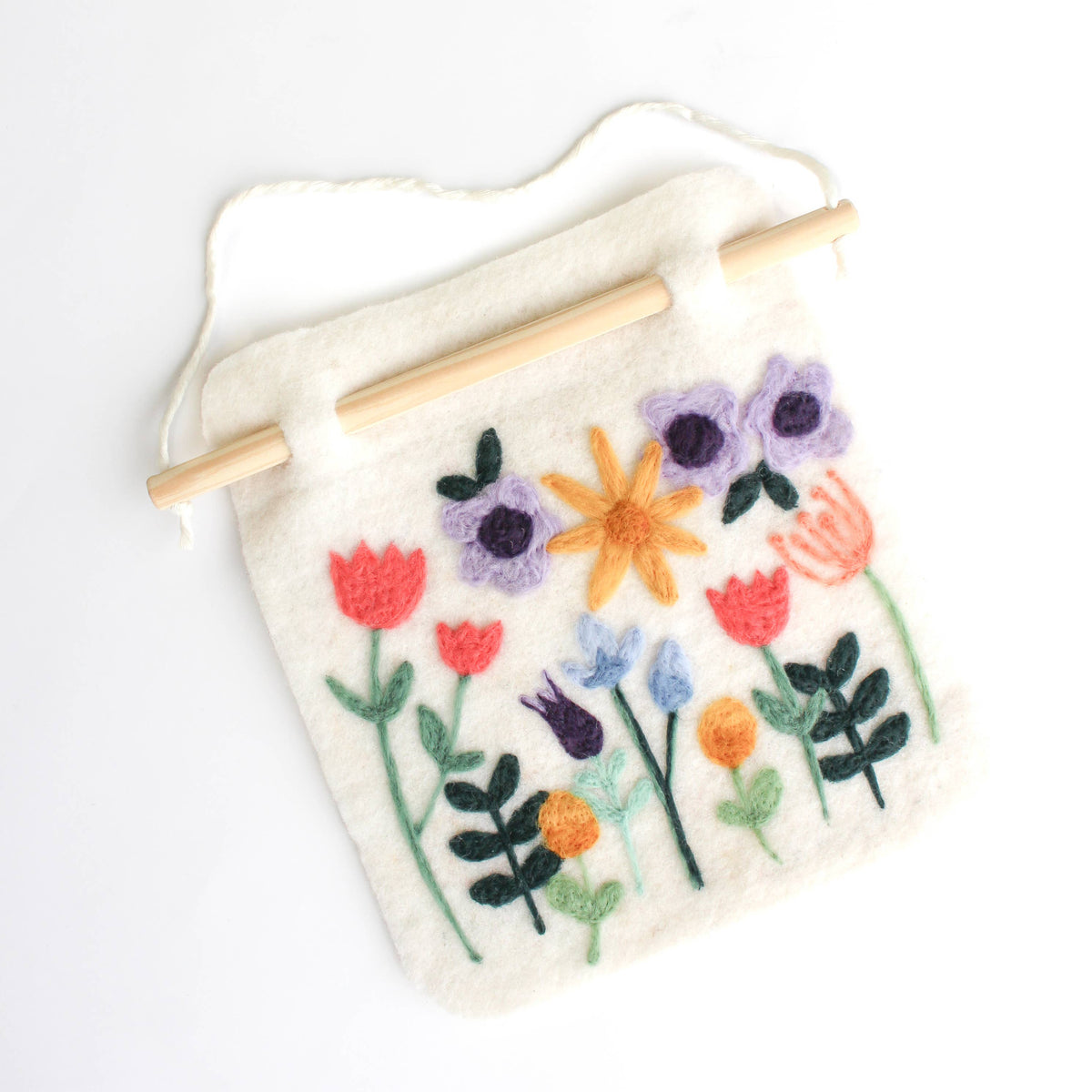 8" x 8" Wildflower Banner Felting Kit
