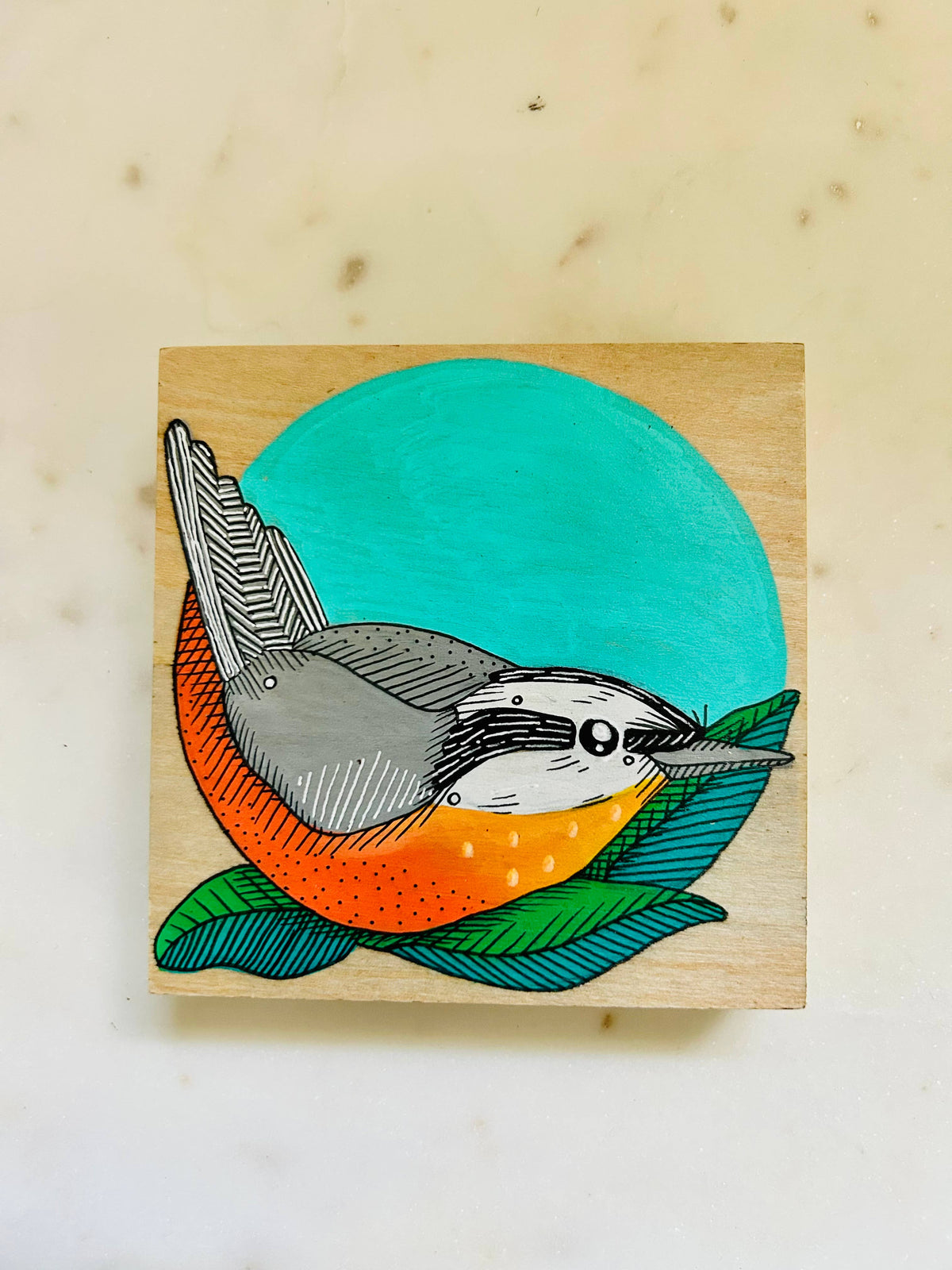 Original Bird Paintings Mini (2.5”x3.5”)
