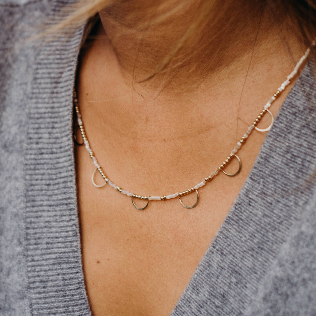 Dalsun Necklace in Ivory