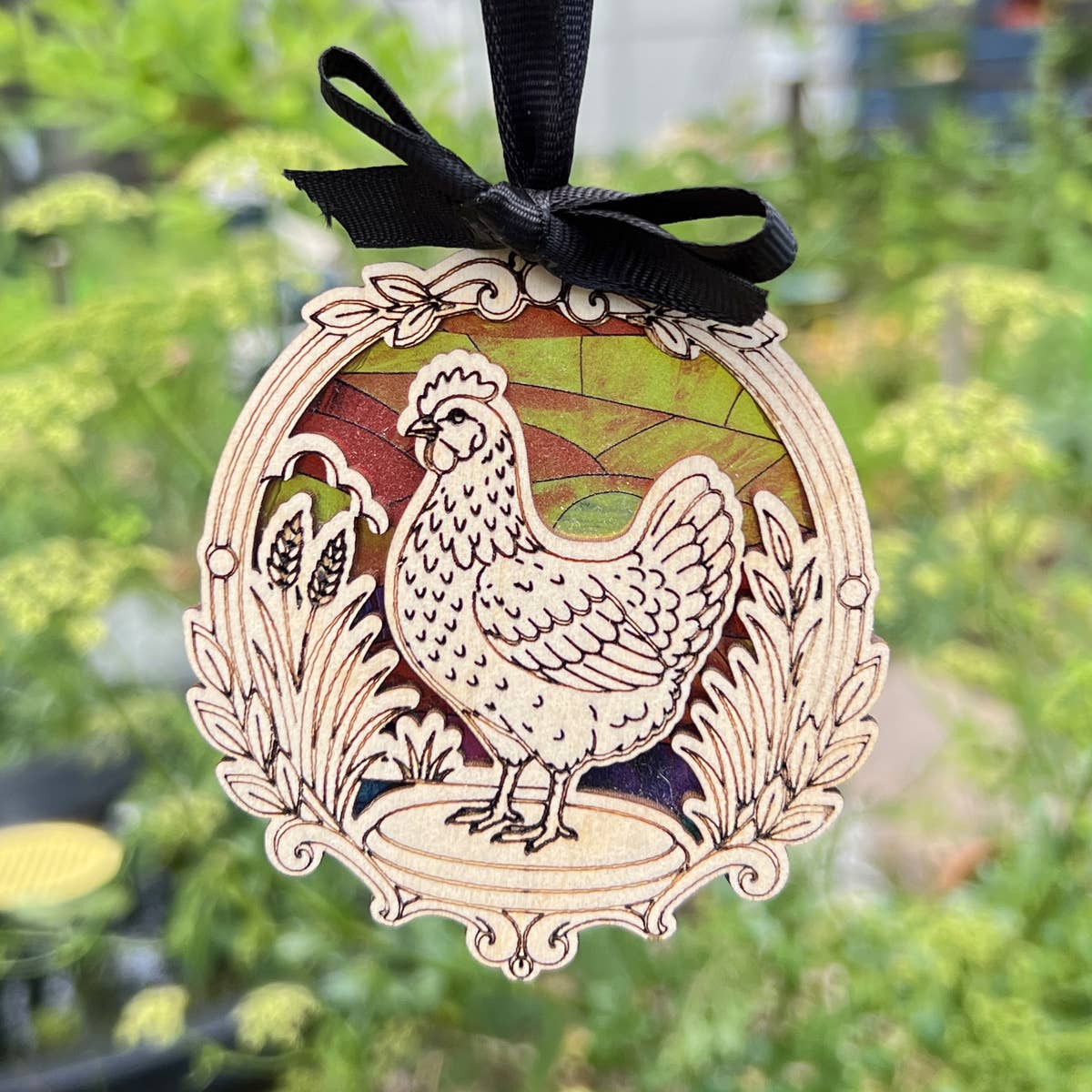 Chicken Ornament Suncatcher