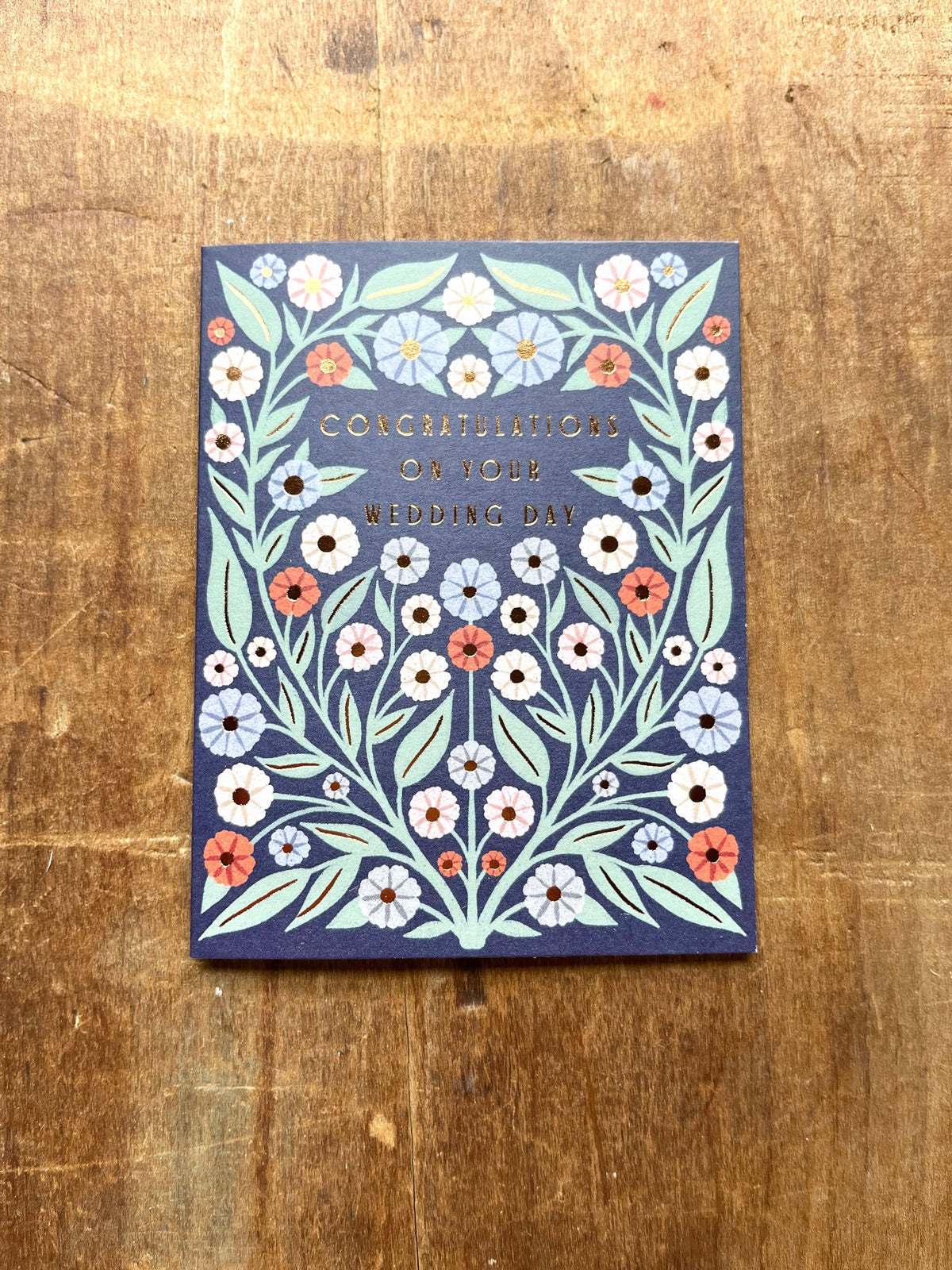 "Congratulations on Your Wedding Day," Greeting Card: Single