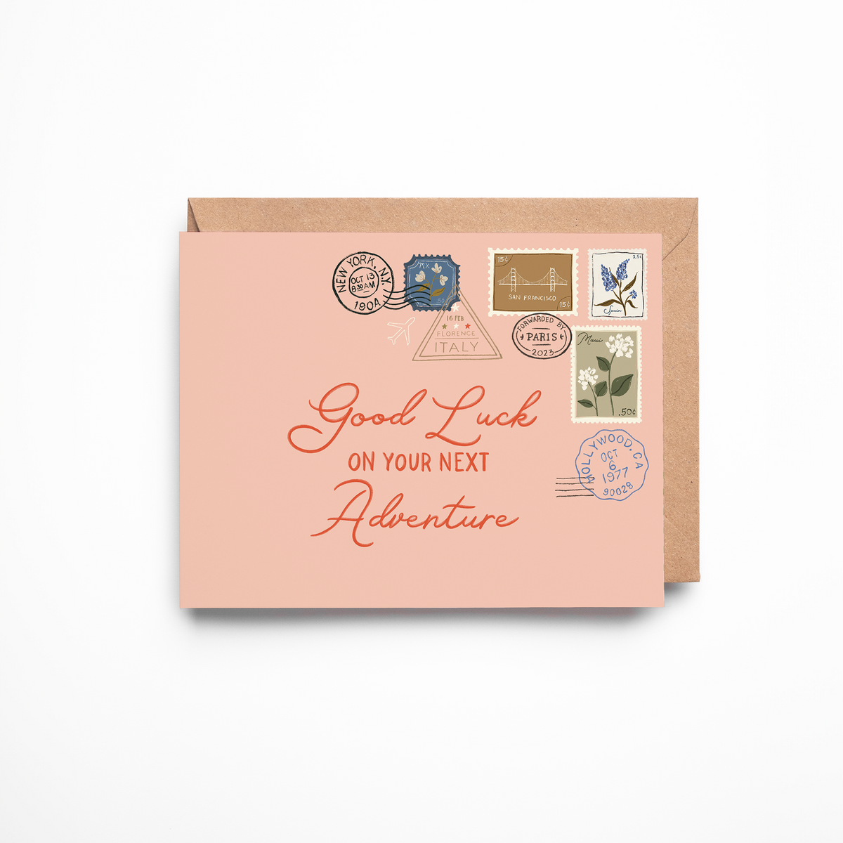 Good Luck On Your Adventure Card