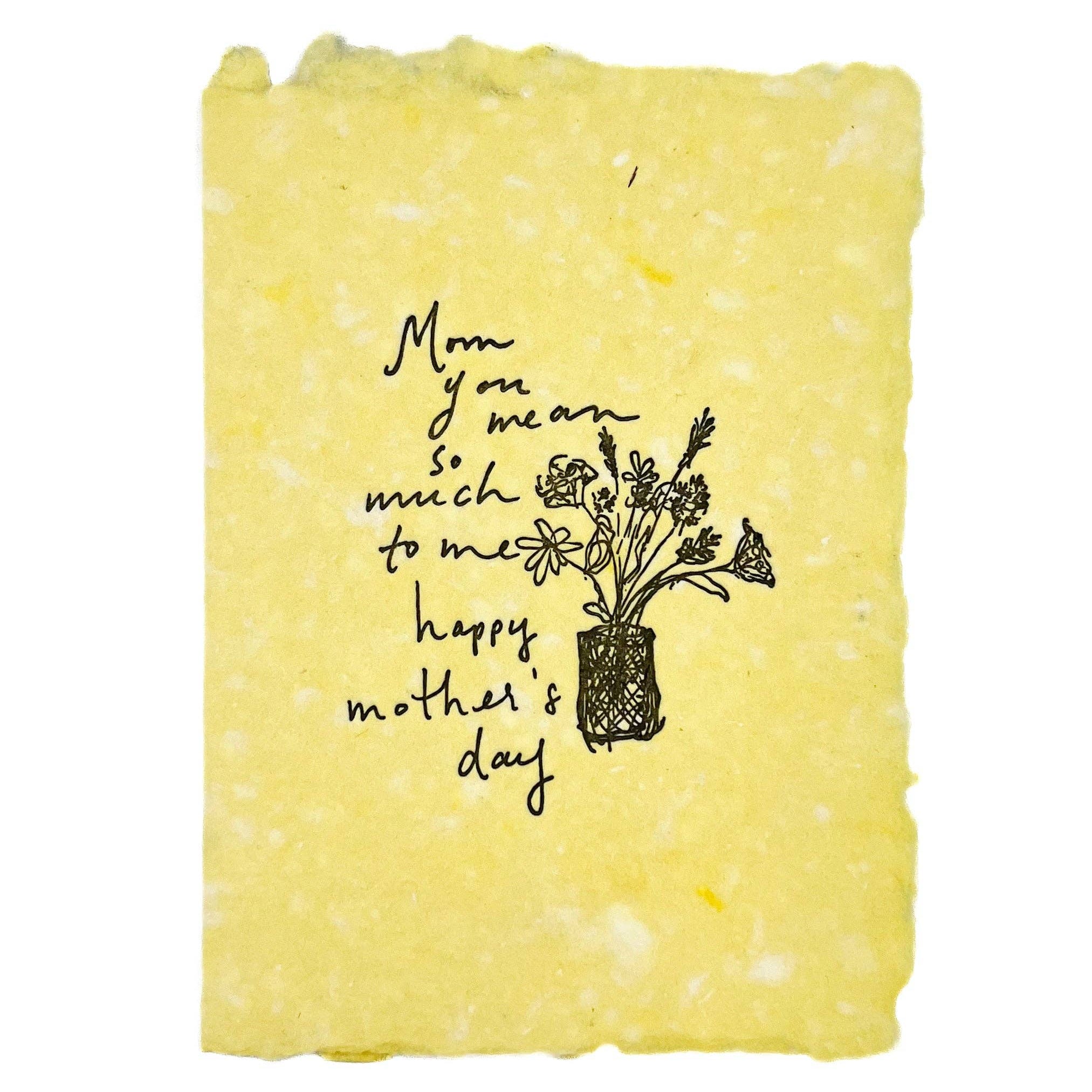 Mom You Mean So Much To Me card - Krysset Shop