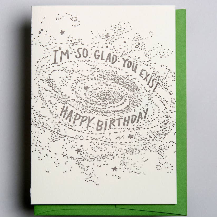 You Exist Birthday Card