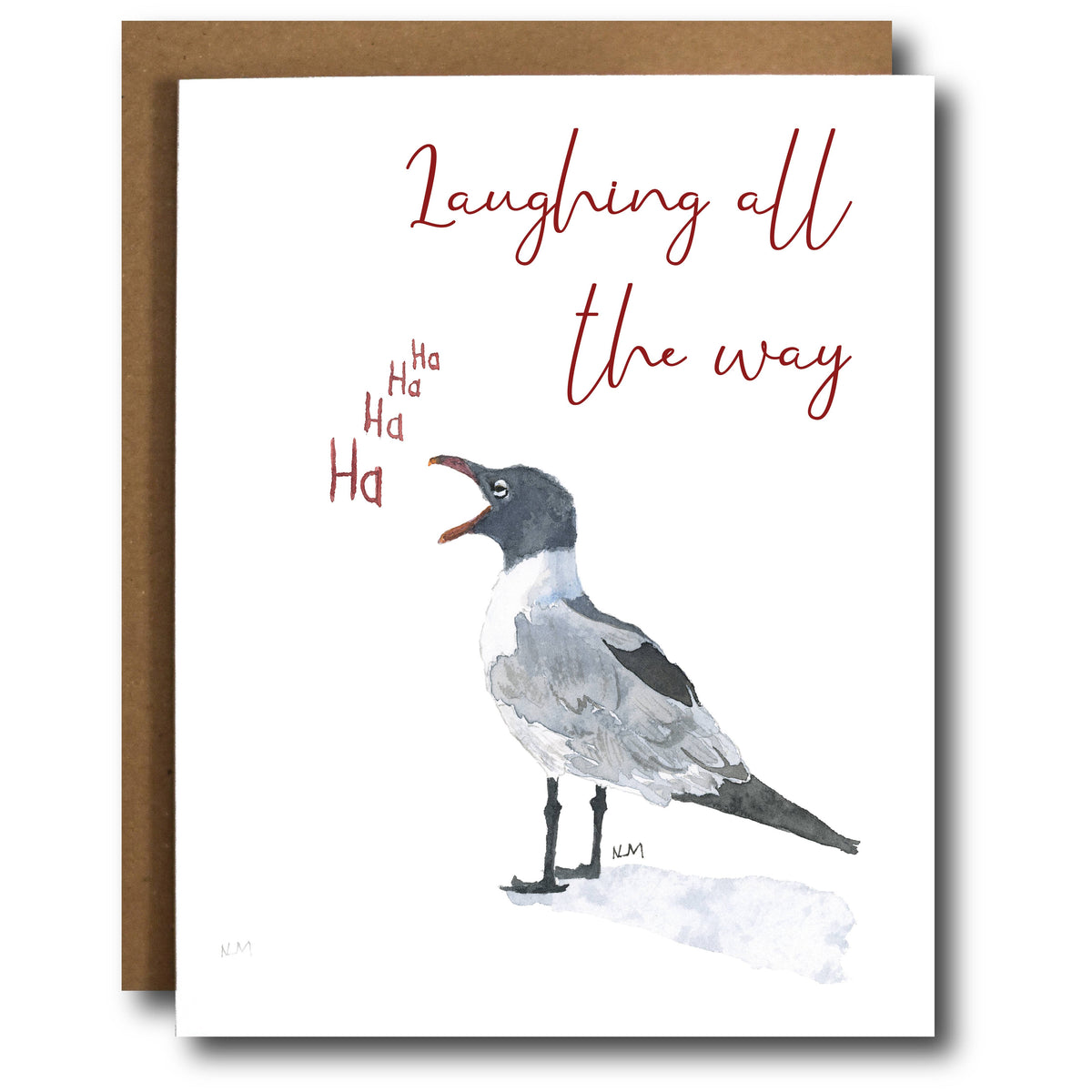 Seagull Holiday Greeting Card