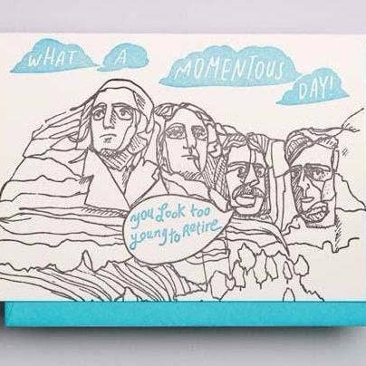Rushmore Retirement Card