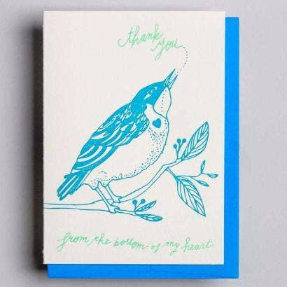 Bird Thank You Card