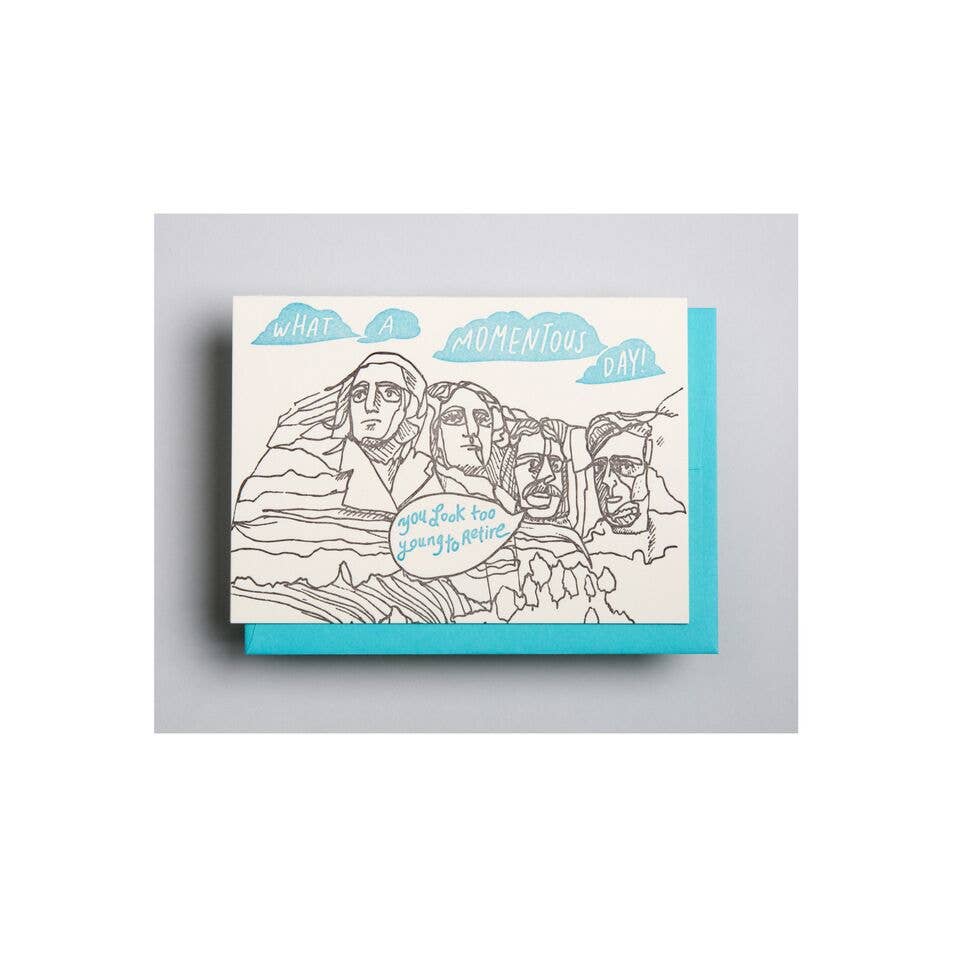 Rushmore Retirement Card