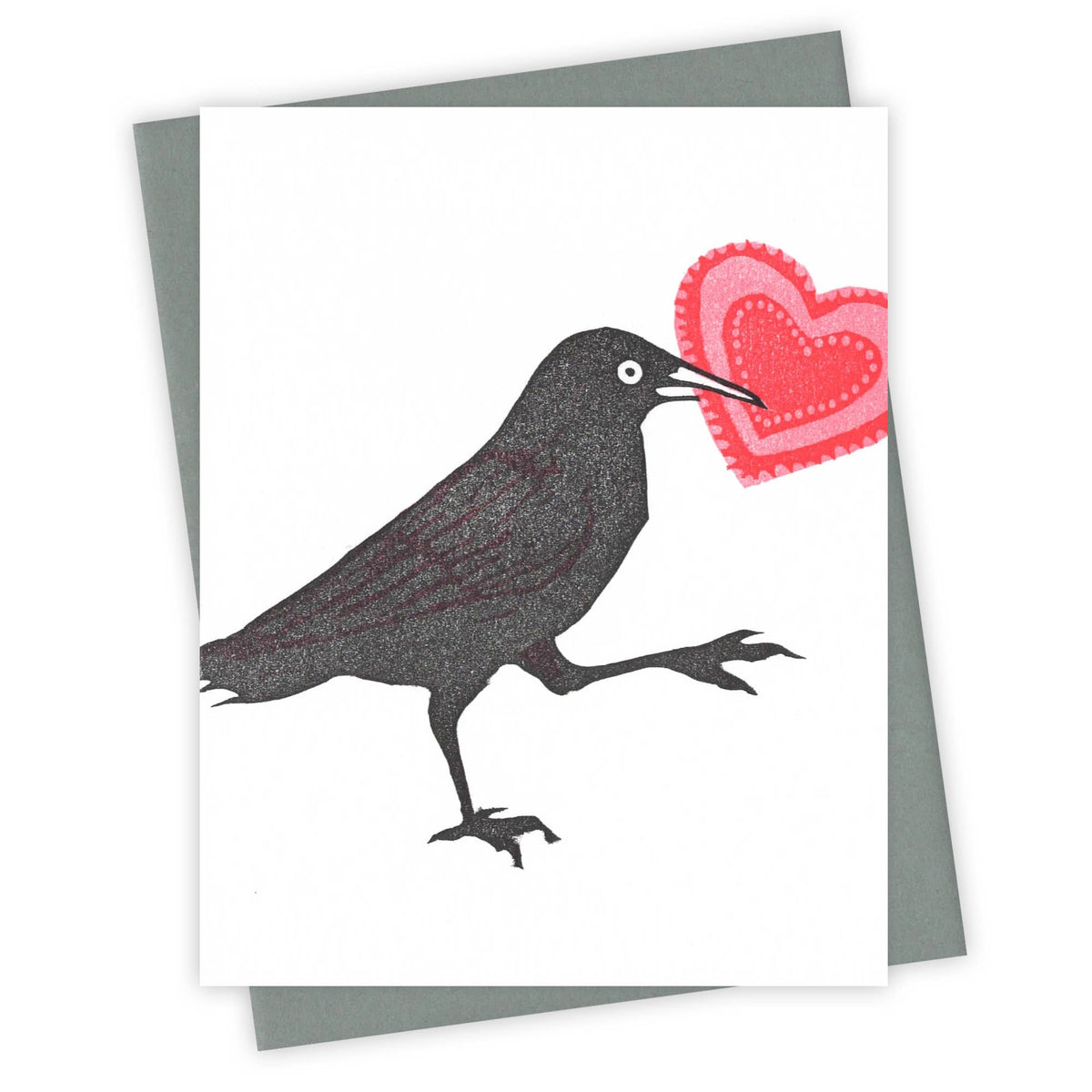 Homemade Valentine Grackle Card