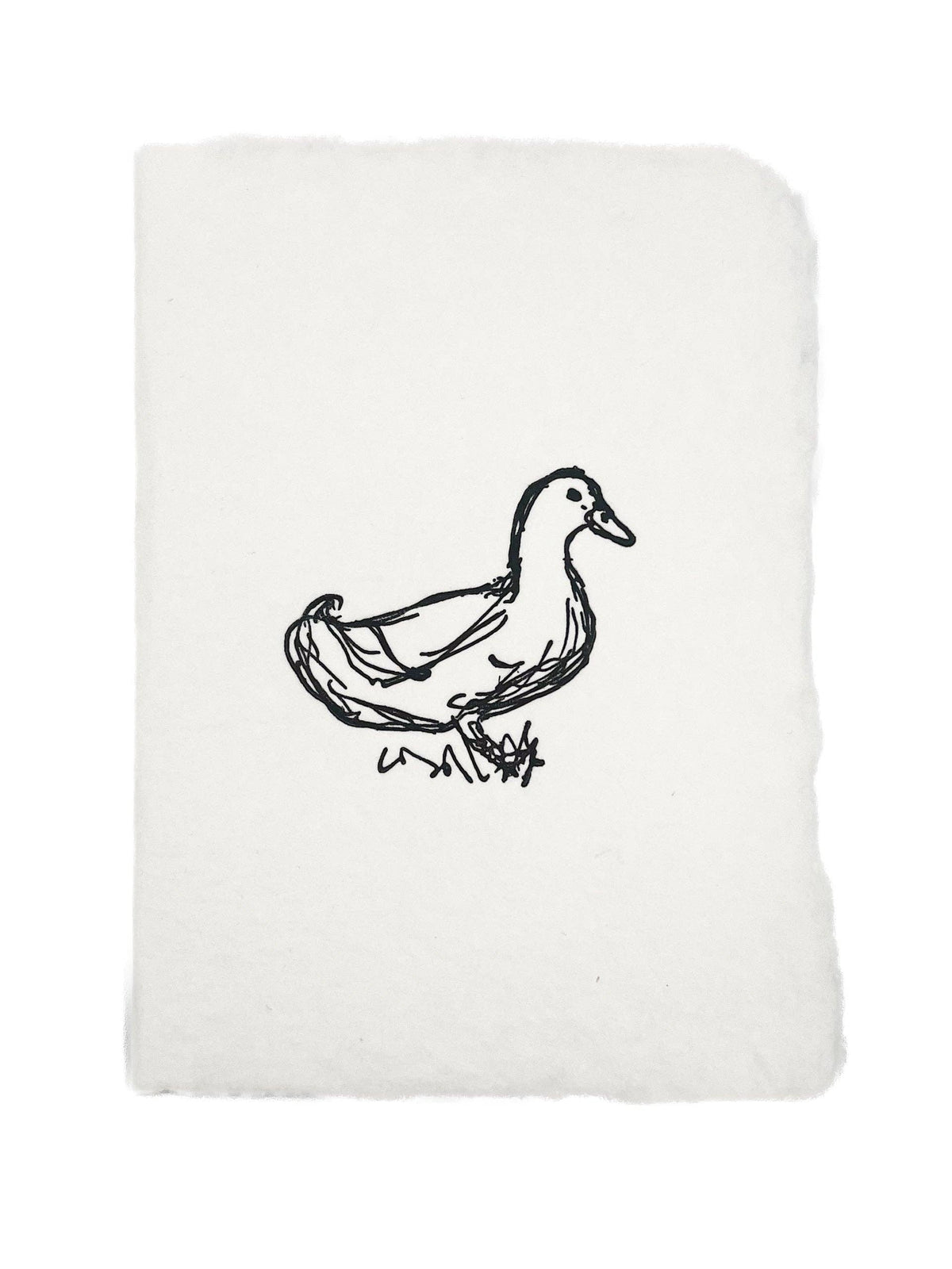Duck sketch: Note Card / Single
