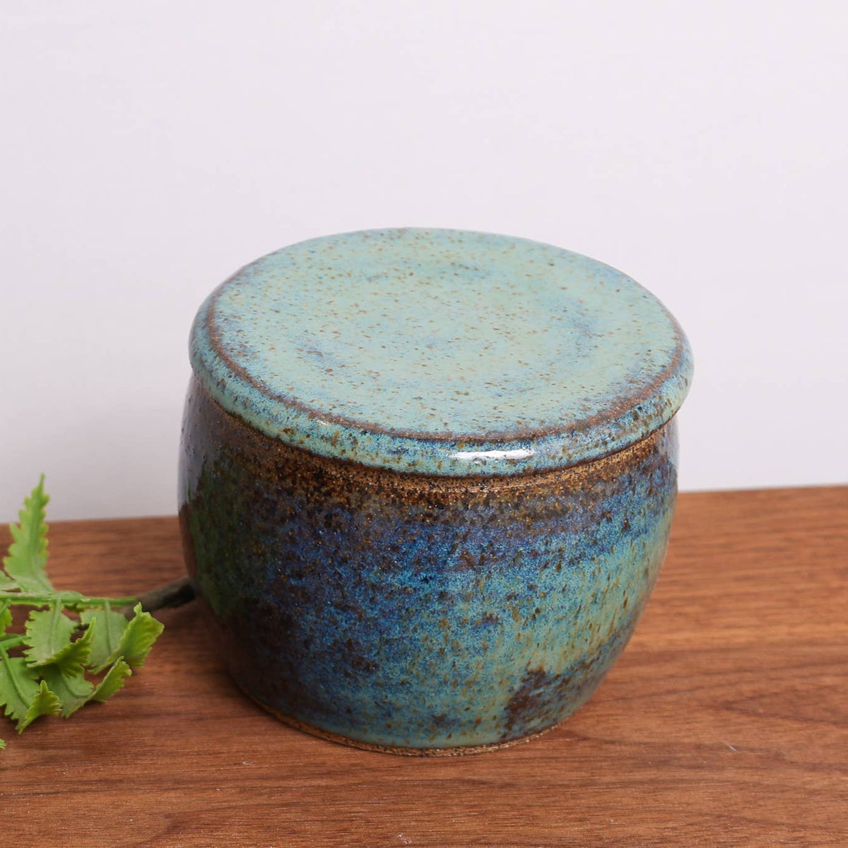 Artisan French Butter Dishes Teal