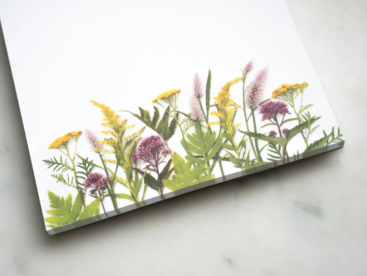 Large Notepad, Wildflowers