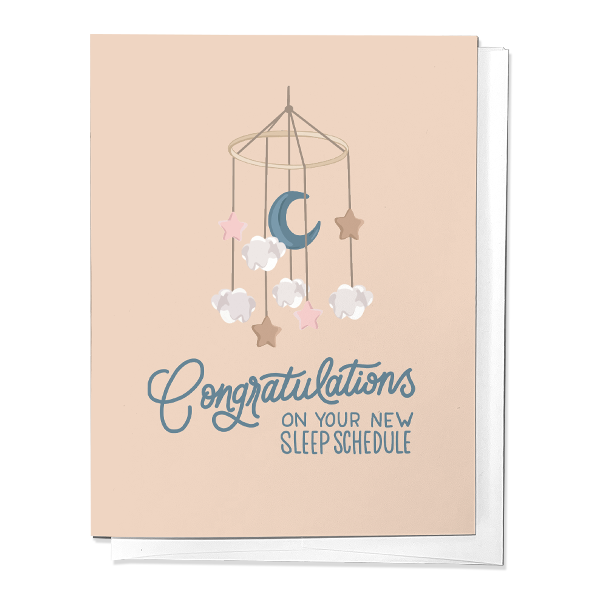 New Sleep Schedule Baby Card