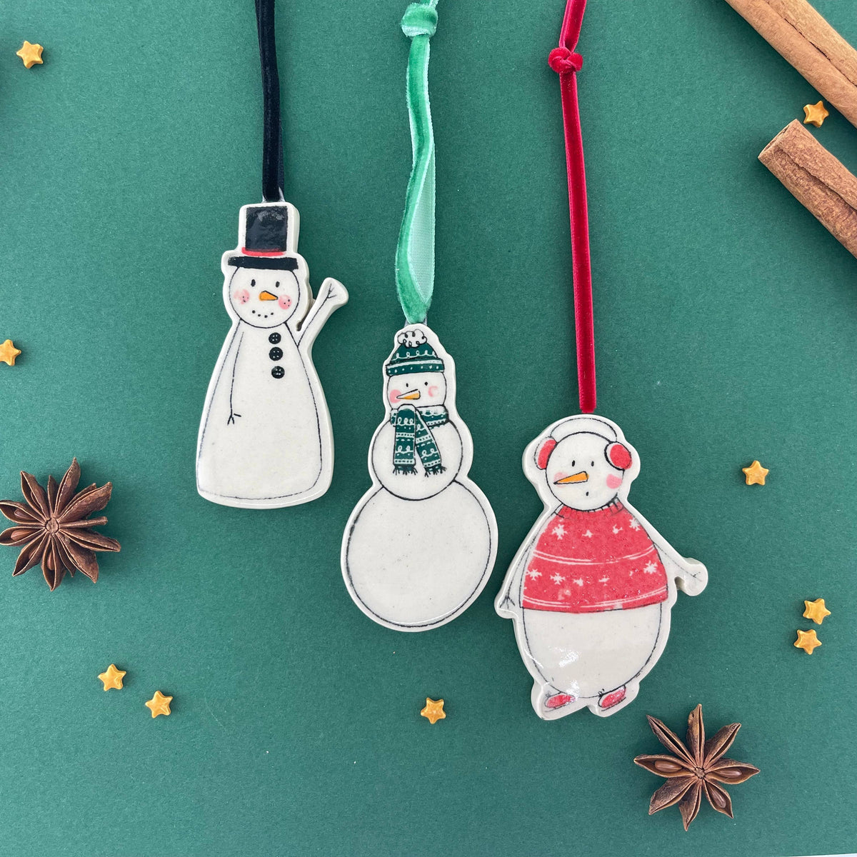 Tinsel the Snowman Ornament