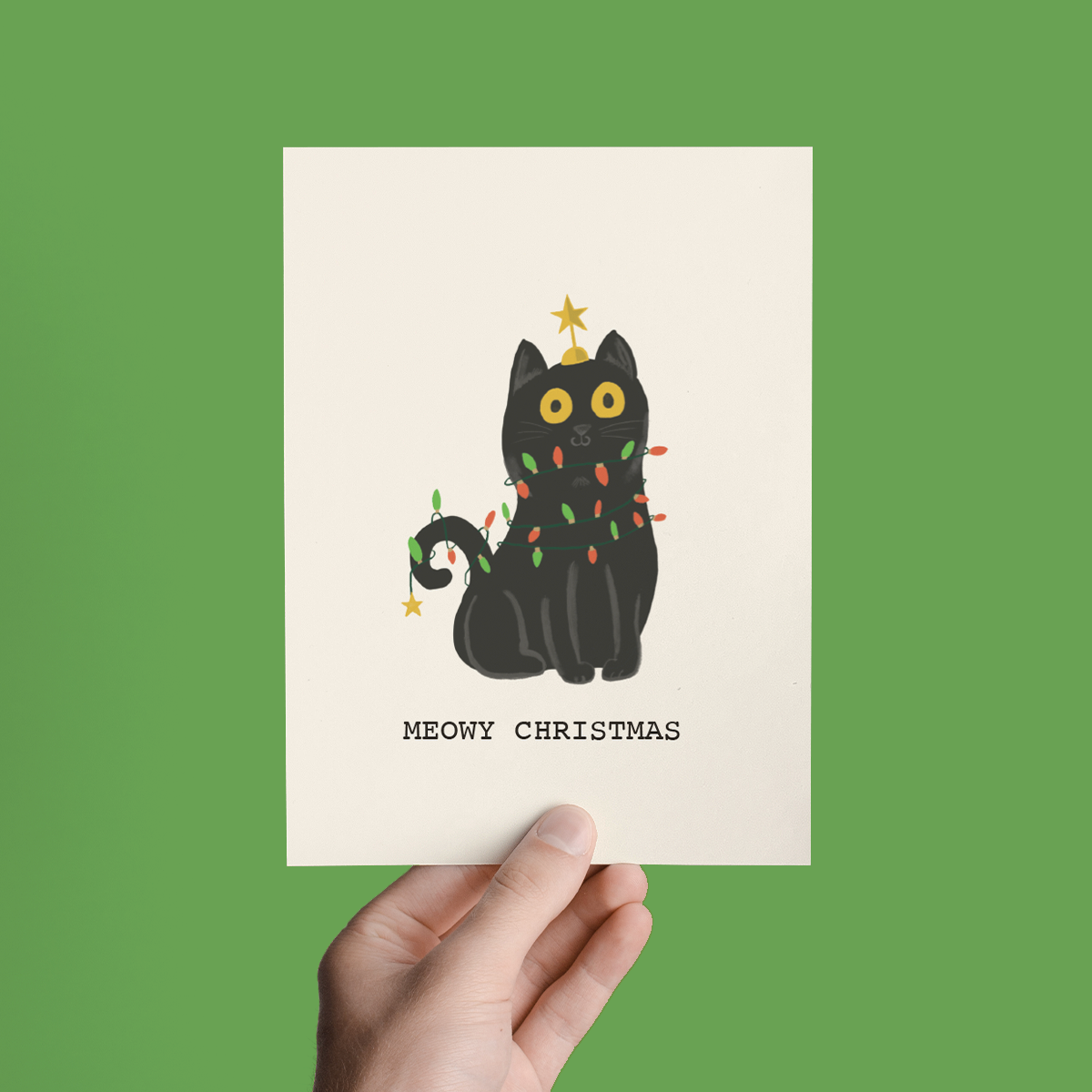 Have a Meowy Christmas Holiday Greeting Card