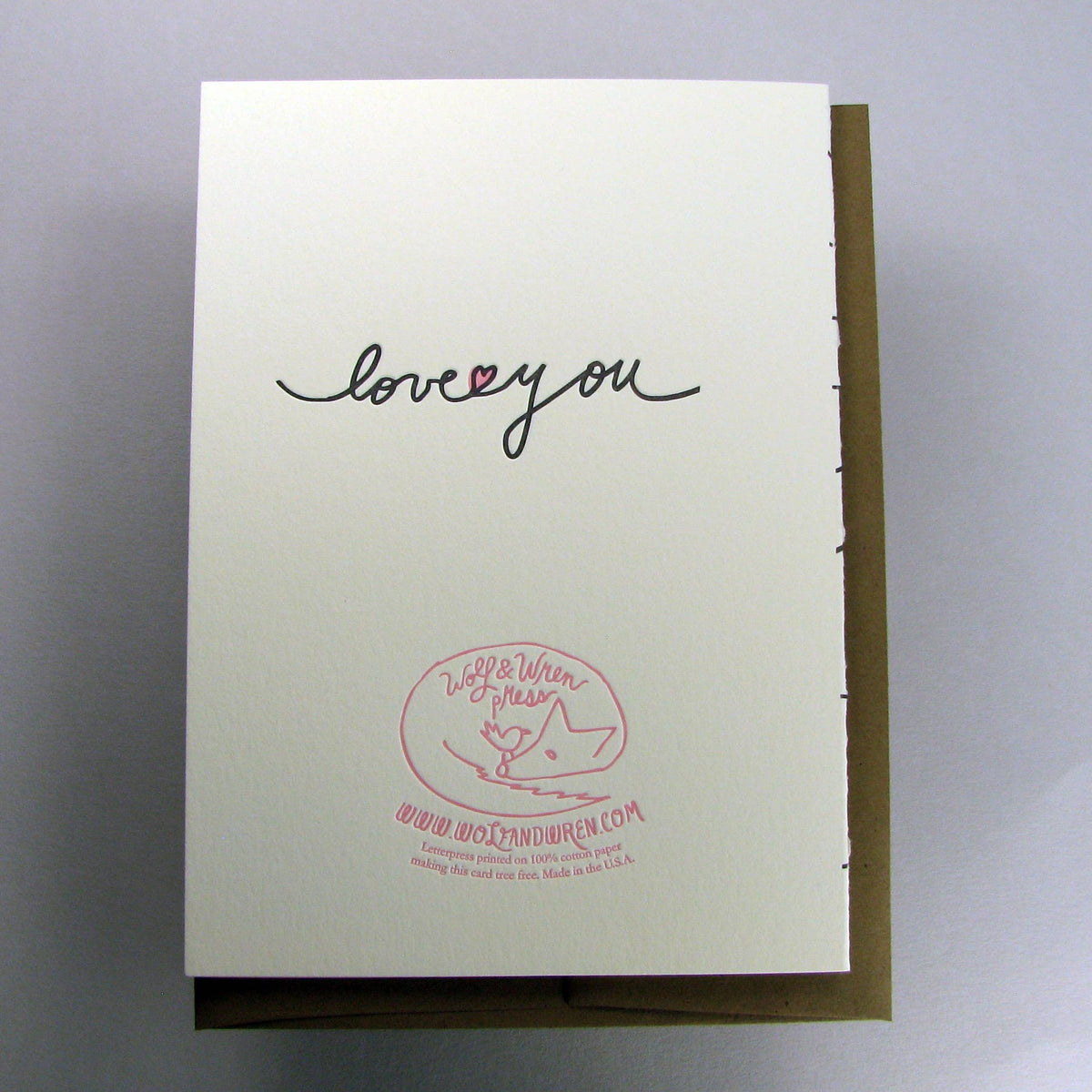 Love You Birthday Card