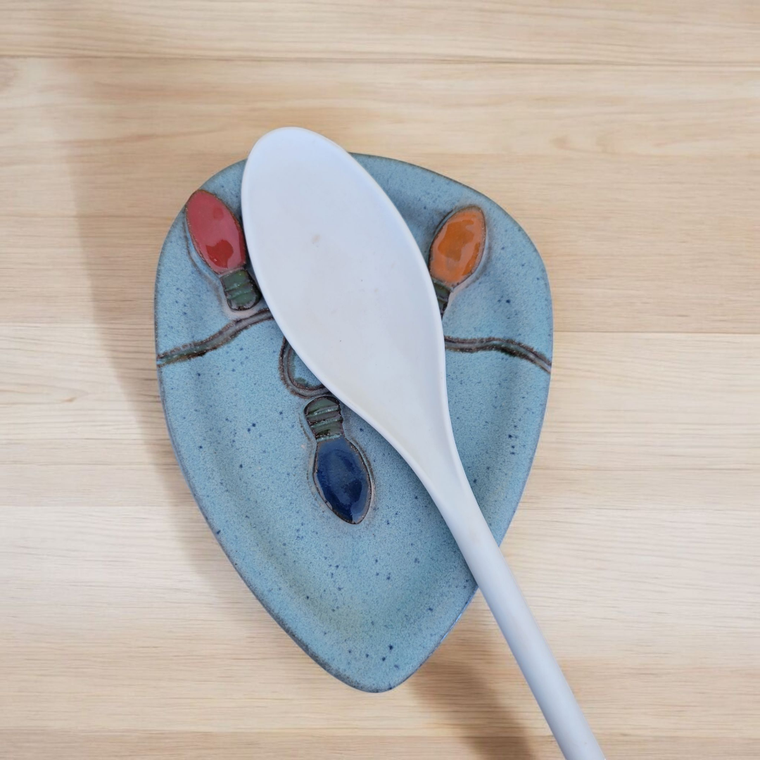 Christmas Lights Spoon Rest