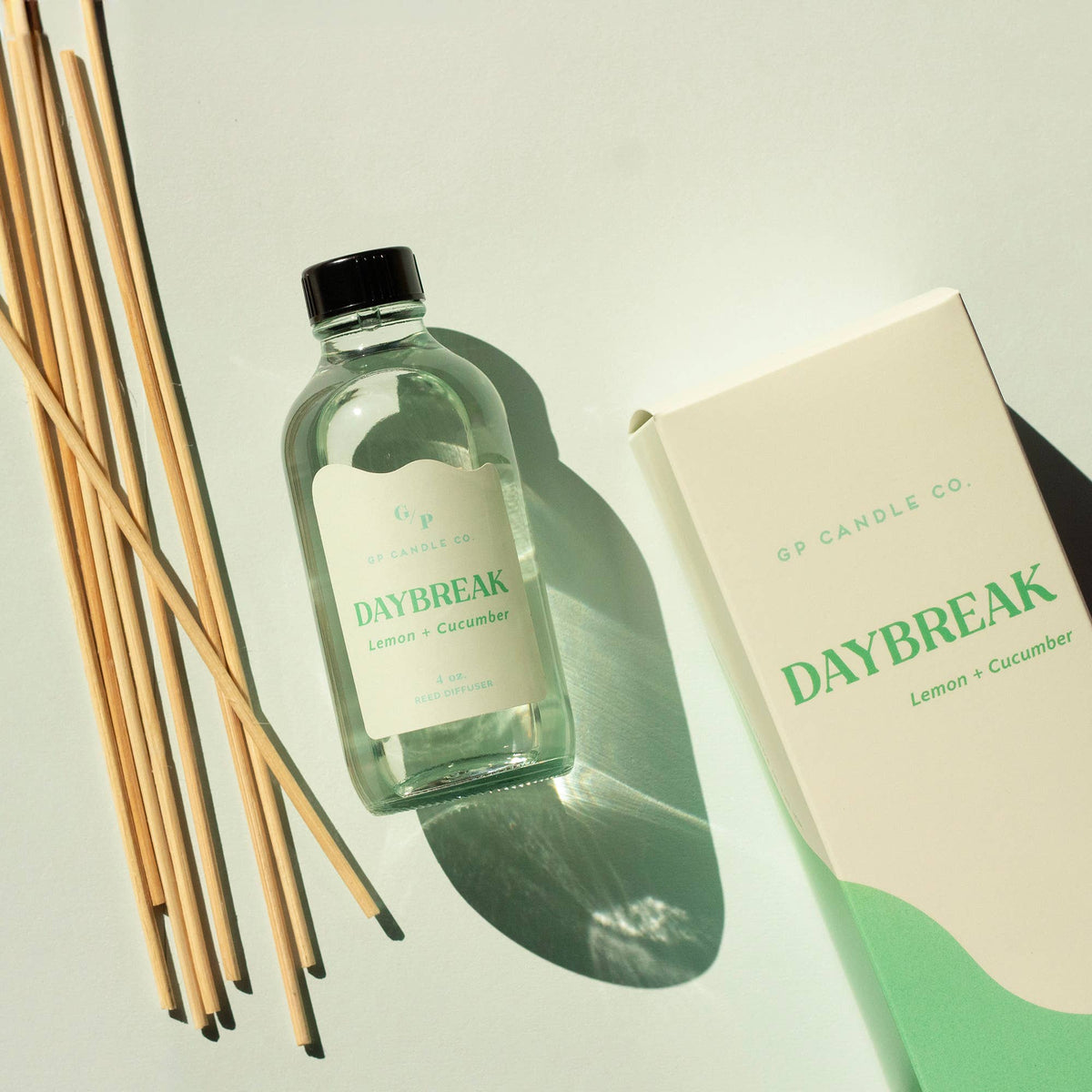 Daybreak 4 oz. Hue Reed Diffuser (Lemon + Cucumber)