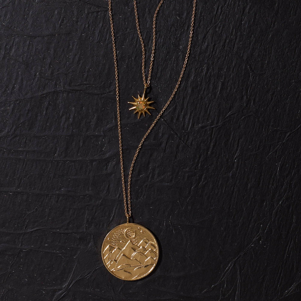 Starburst Necklace with Moonstone