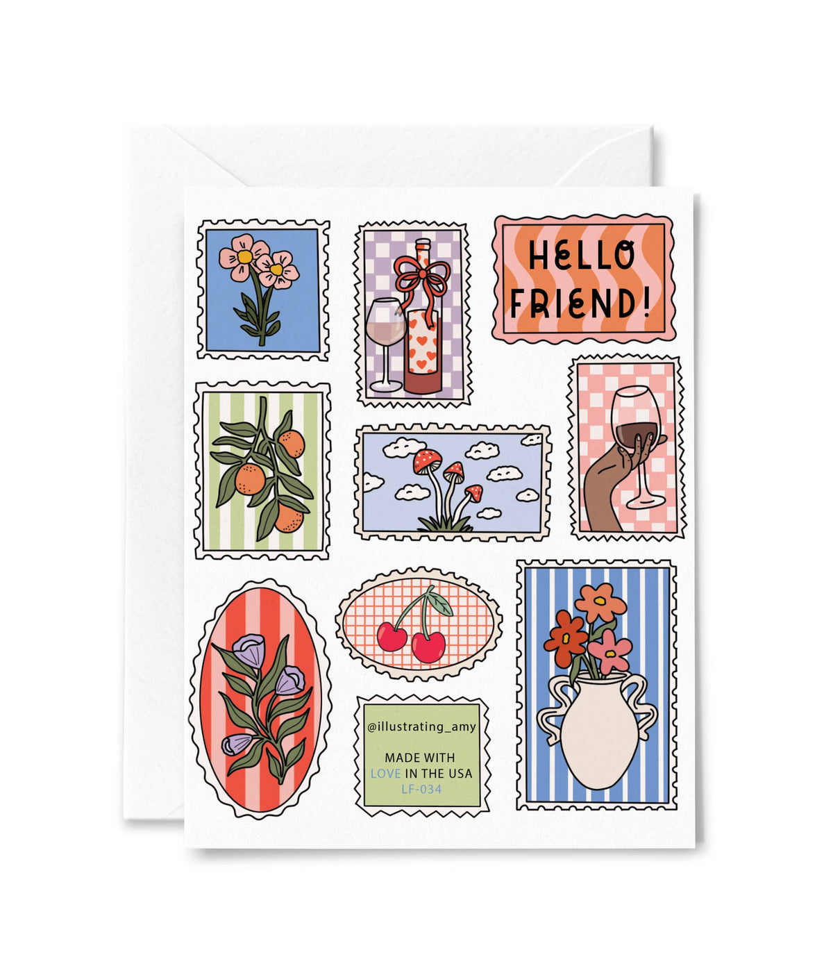 Little Stamps of Love Card