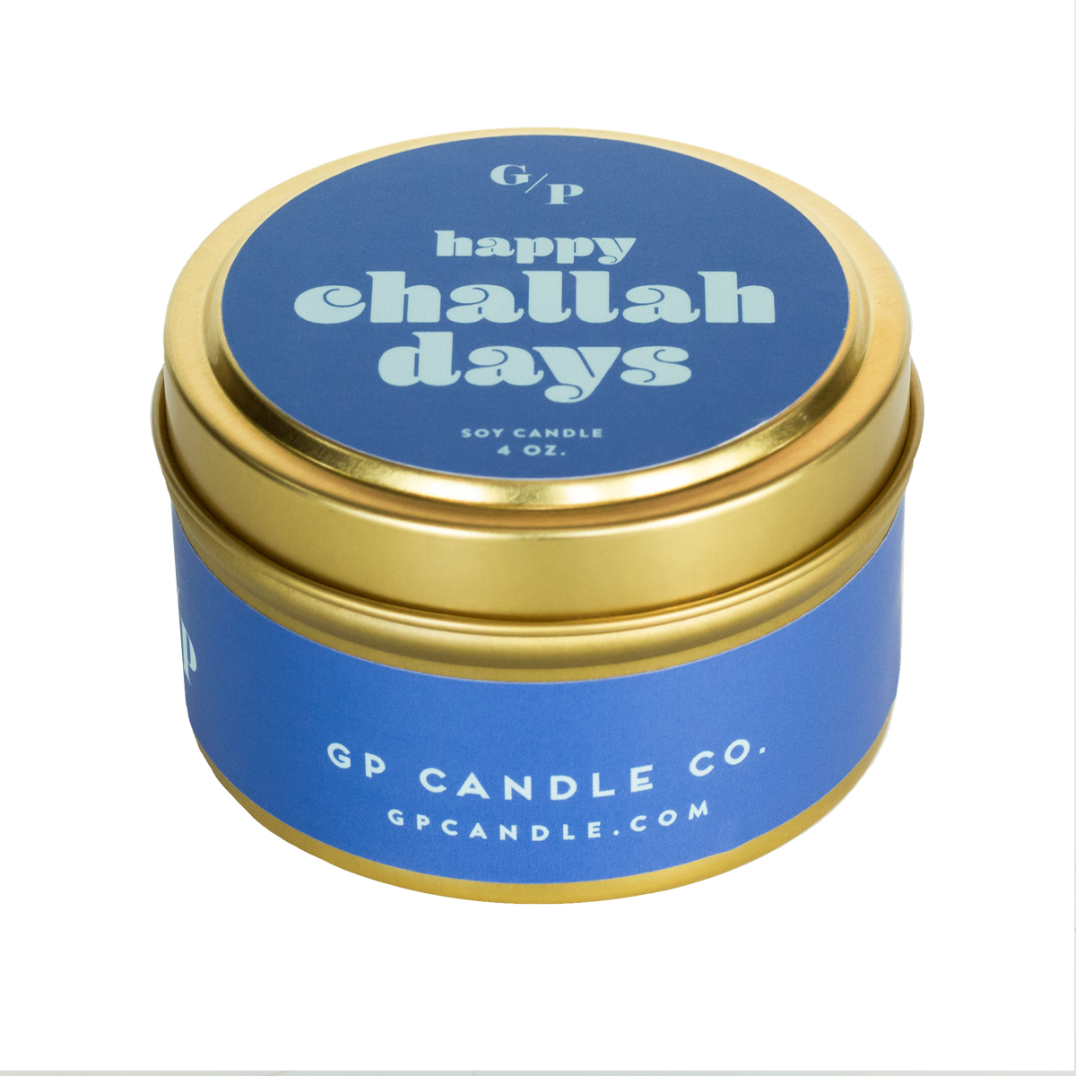 Happy Challah Days Candle Tin (4oz)