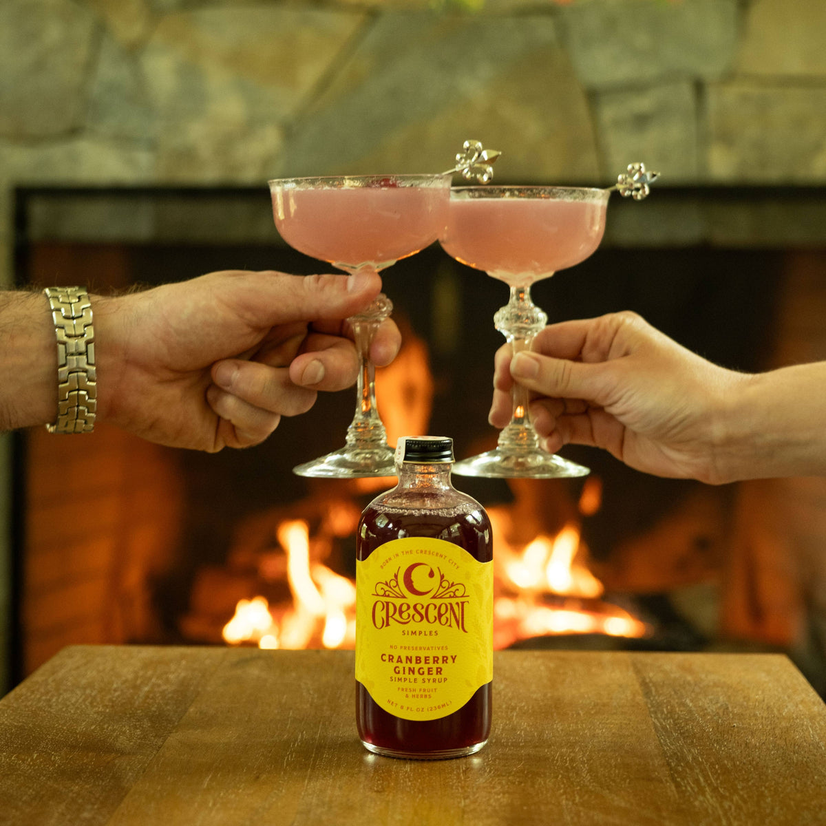 Cranberry Ginger Simple Syrup