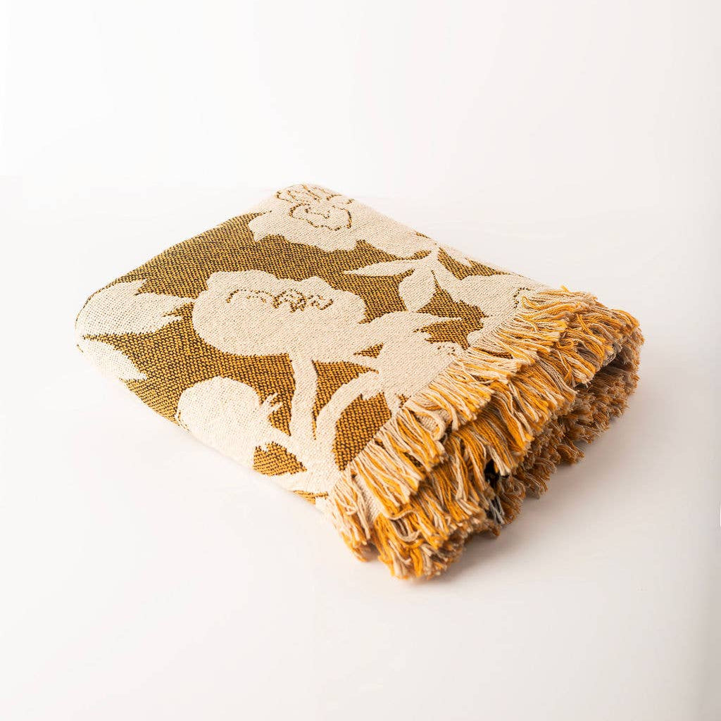 Addy Blanket in Ochre