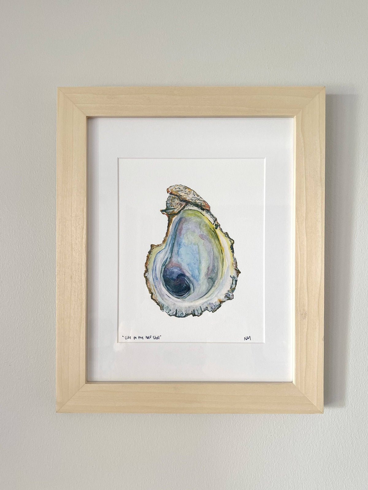 Oyster Watercolor Print