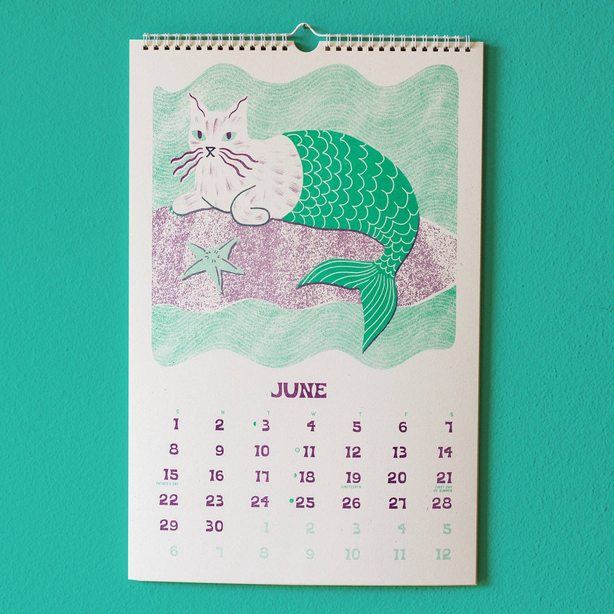 2025 Risograph Wall Calendar - Ain&#39;t Life Grand?