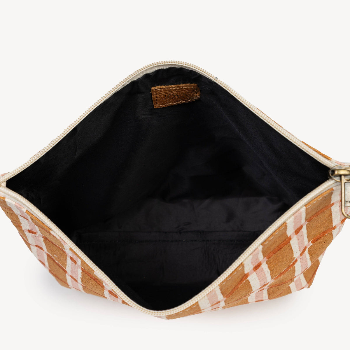 Large Waterproof Pouch - Ember Plaid