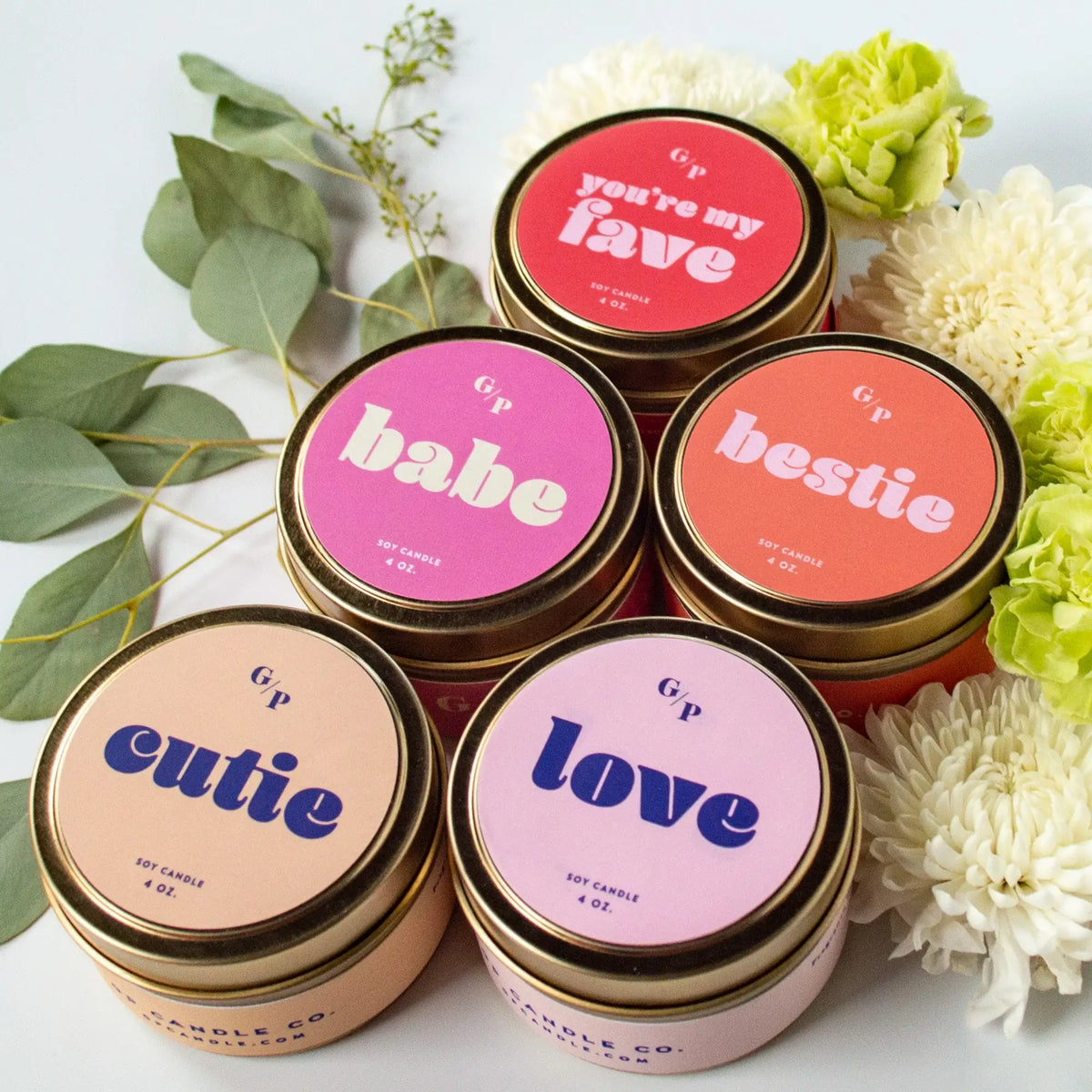 Love Just Because 4 oz. Candle Tin