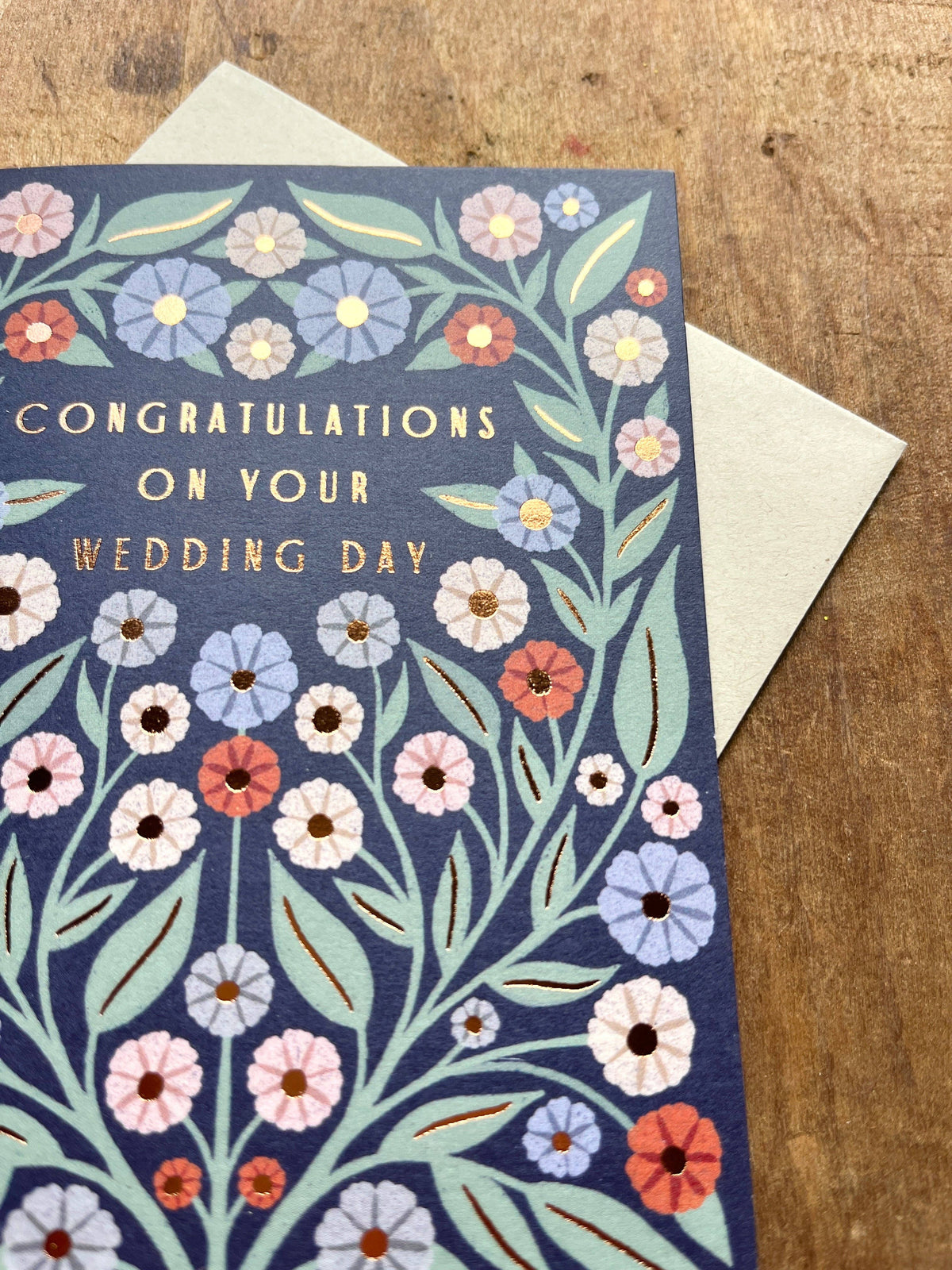 "Congratulations on Your Wedding Day," Greeting Card: Single