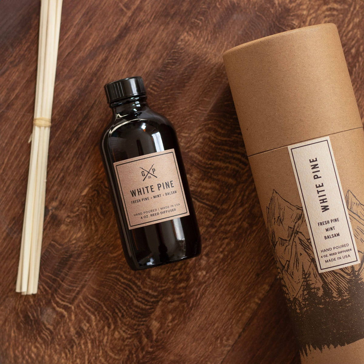 White Pine Balsam + Feather Reed Diffuser