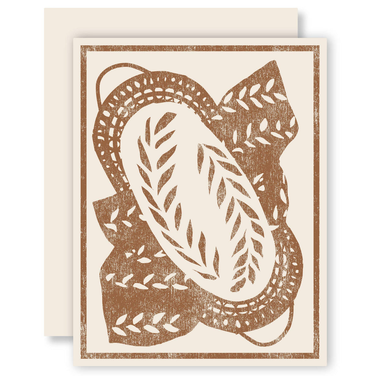 Bread Basket Letterpress Card (Box of 6)