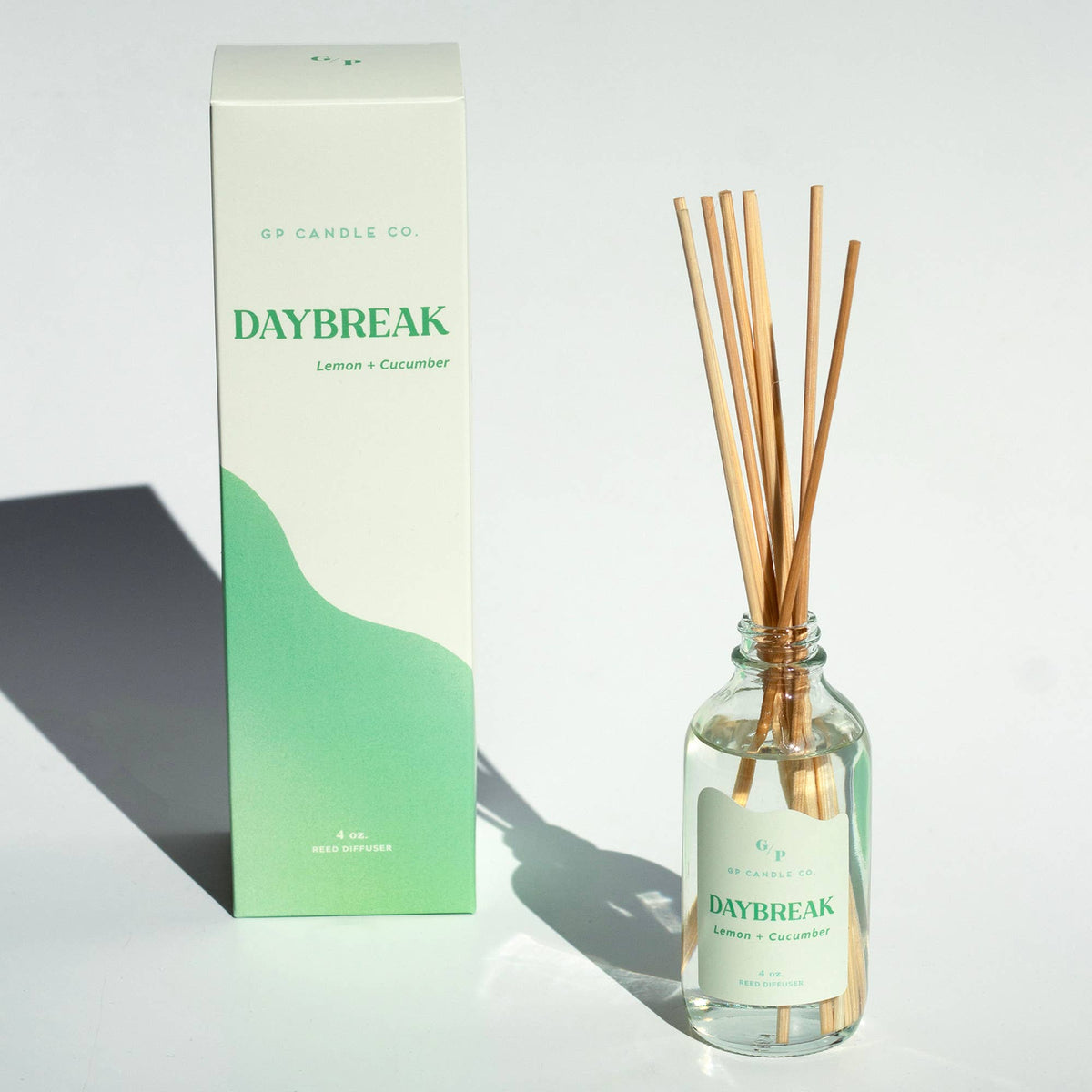 Daybreak 4 oz. Hue Reed Diffuser (Lemon + Cucumber)