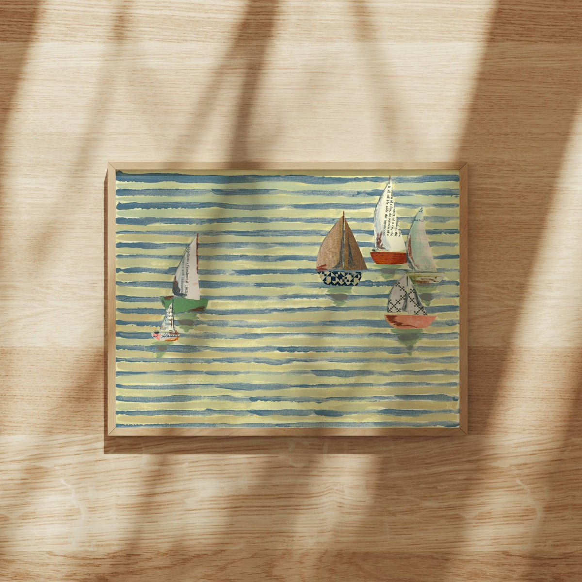Sailboats Art Print