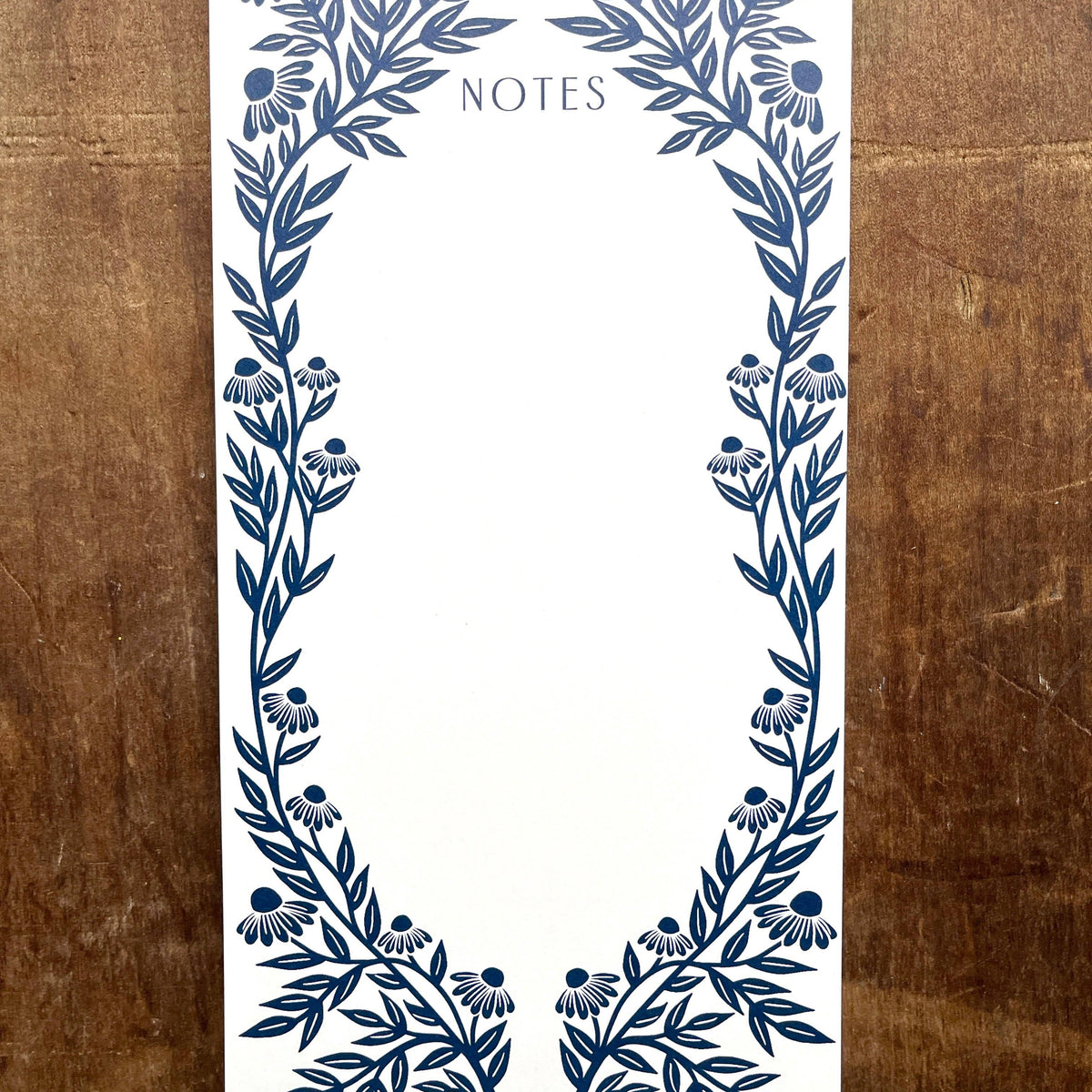 Navy Echinacea Market Pad, Magnetic