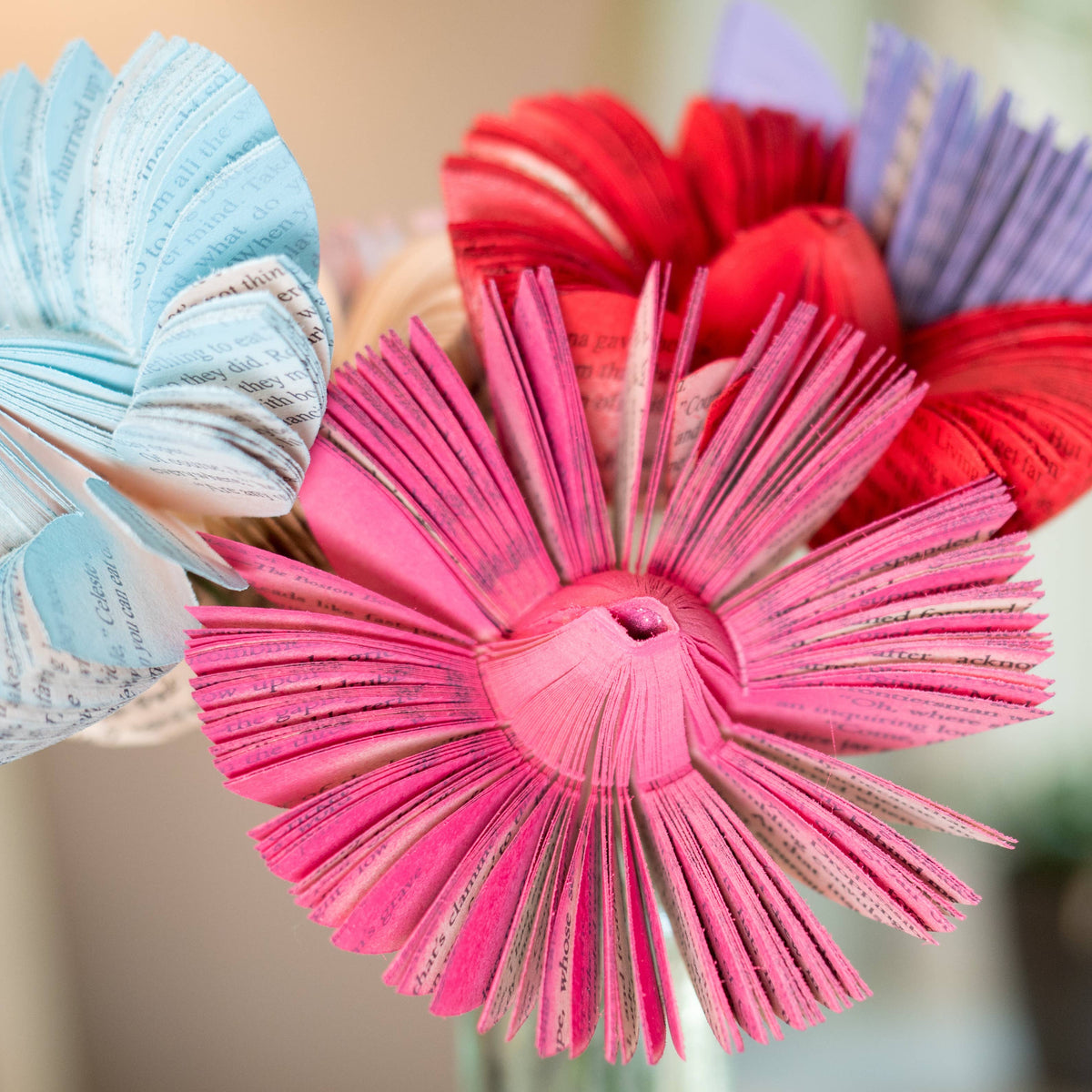 Flower Book Decor - Pages for Petals