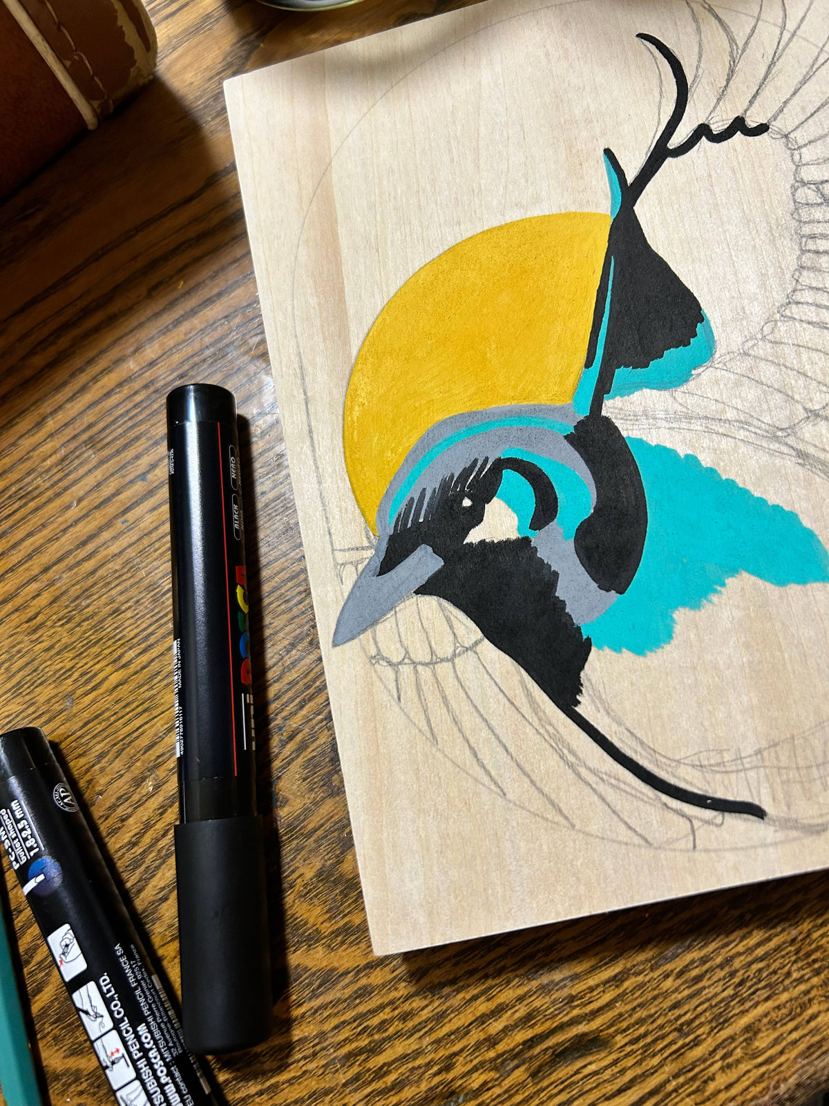 Original Bird Paintings Mini (2.5”x3.5”)