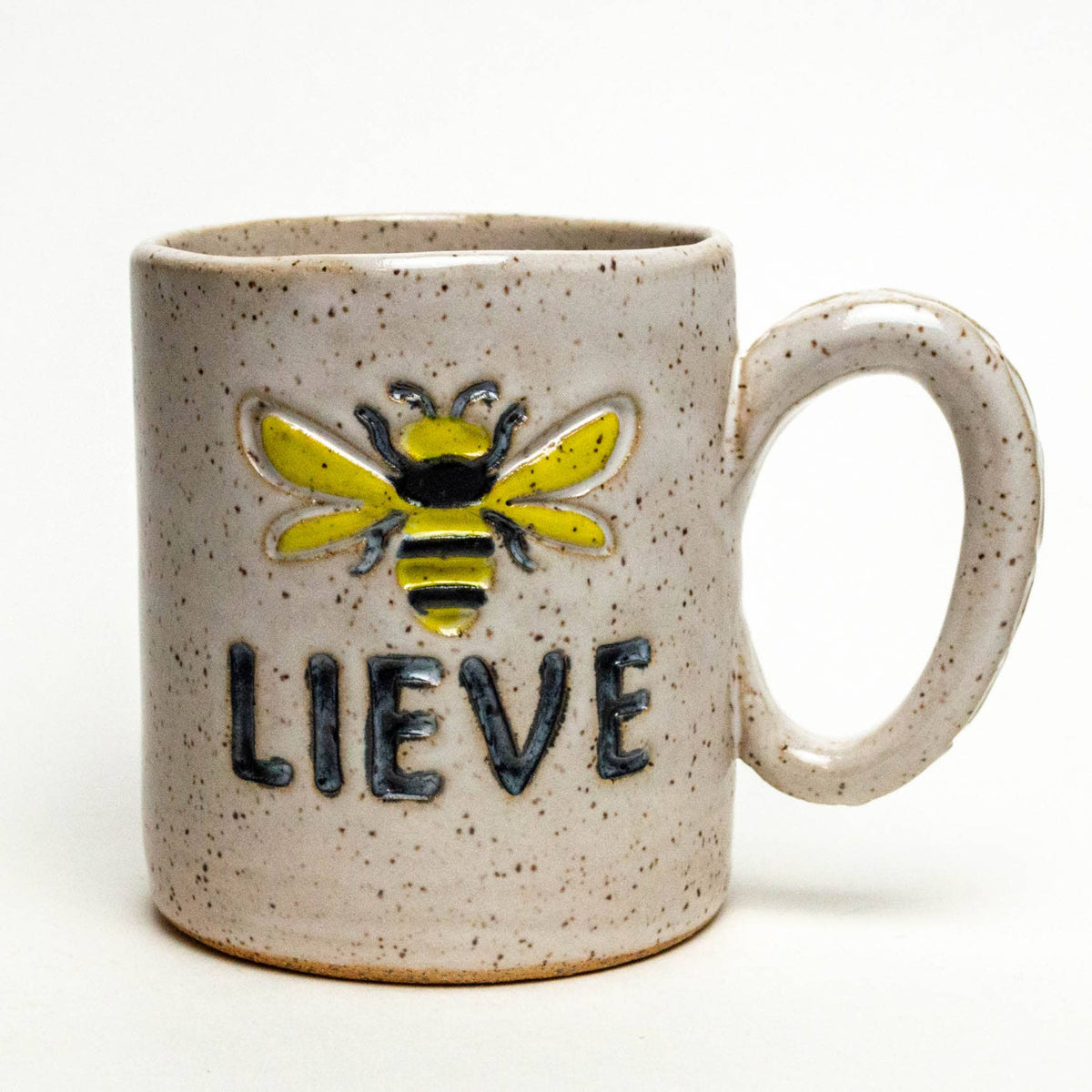 Bee-lieve (Believe) Handmade Mug