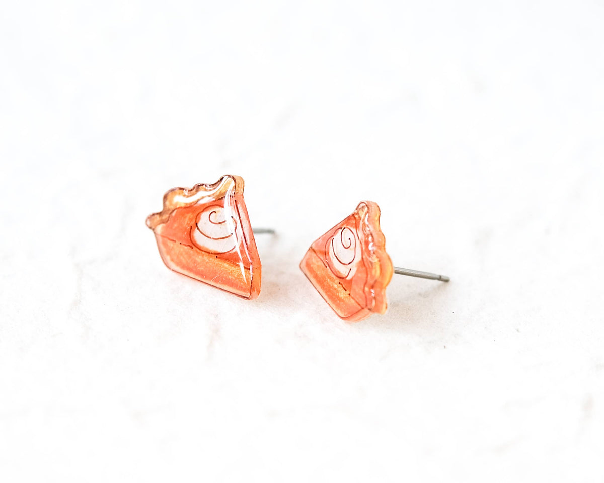 Pumpkin Pie Stud Earrings