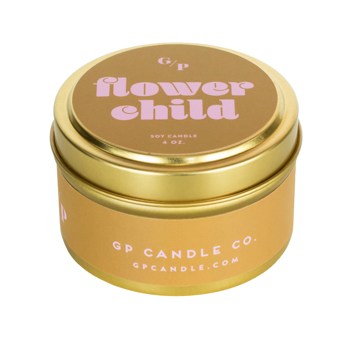 Flower Child Just Because 4 oz. Candle Tin