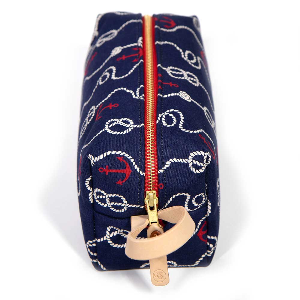 Nautical Navy Travel Kit