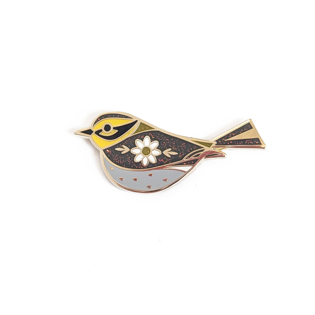 Townsend Warbler Enamel Pin