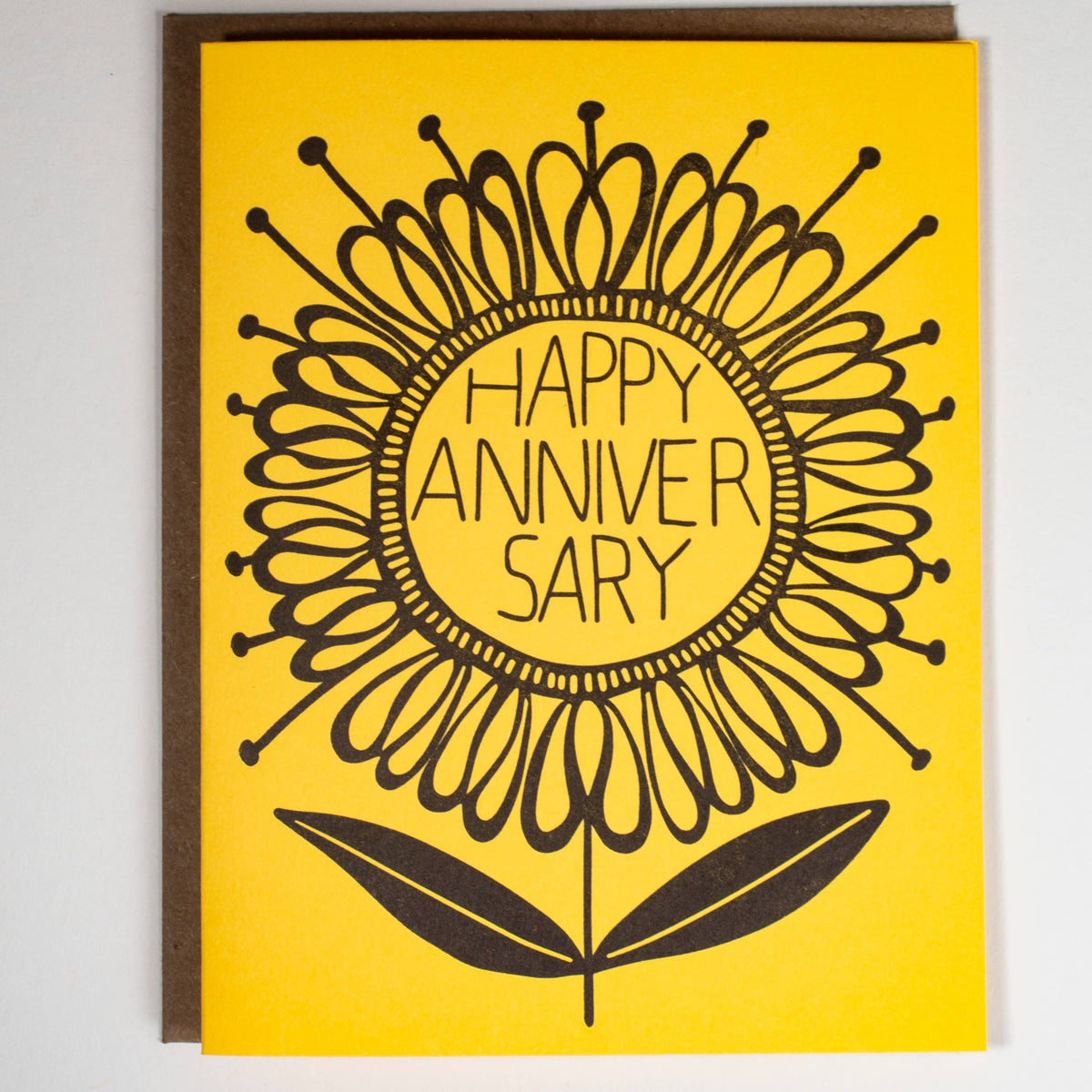 Anniversary Flower Card