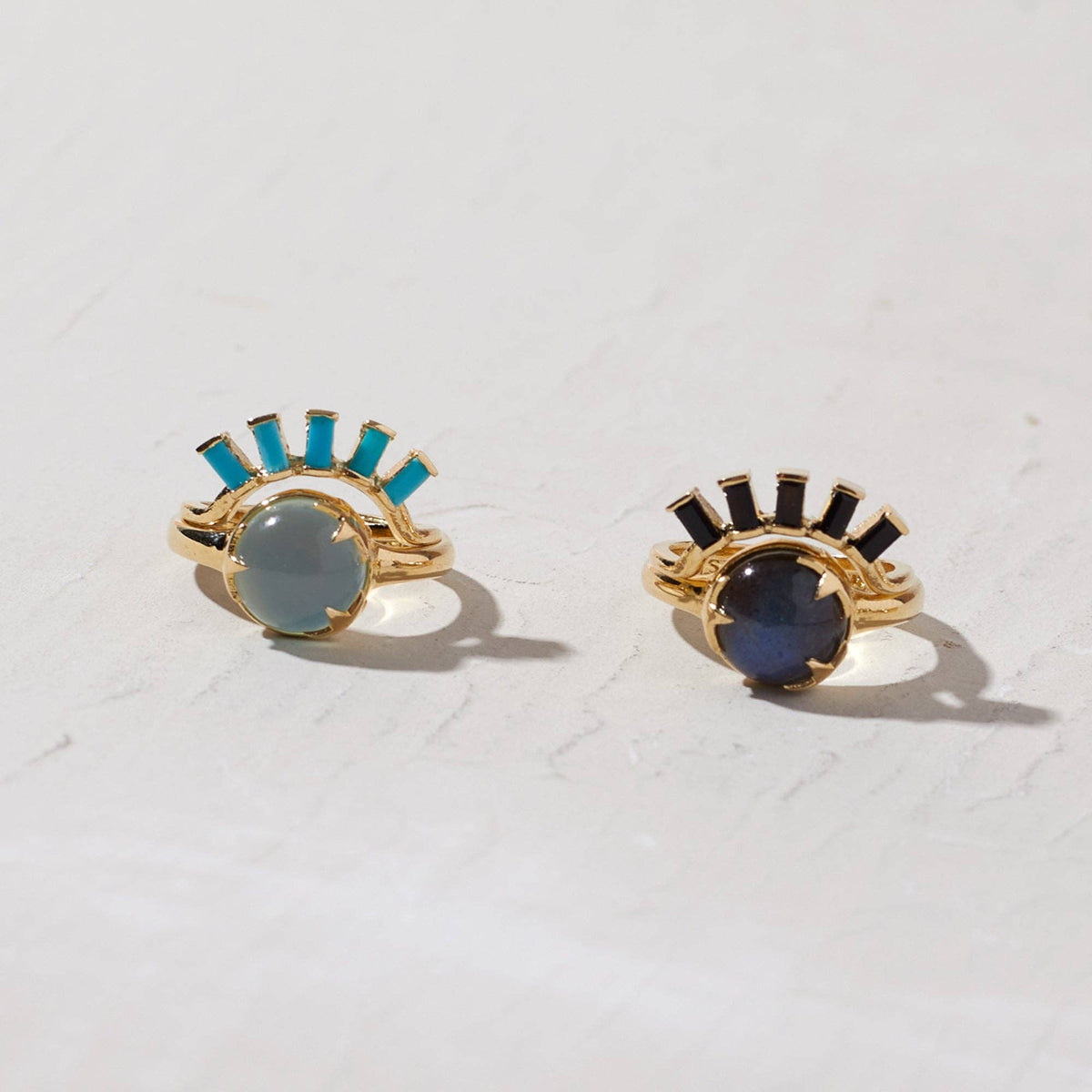Under The Stars Ring with Chalcedony