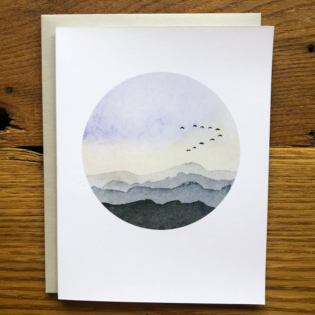 Flock of Birds Greeting Card