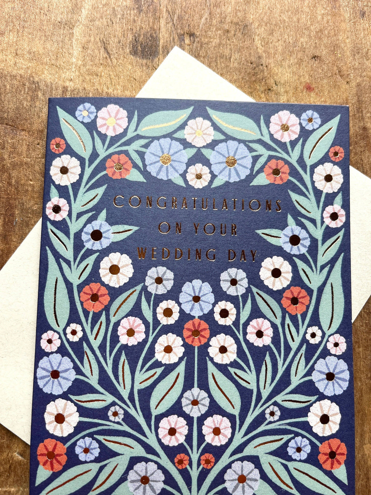 "Congratulations on Your Wedding Day," Greeting Card: Single